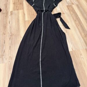 Free People Midi/Maxi Contrast T-shirt Dress-Size XS